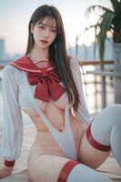 ★PATREON★ [LAIKA] Sailor Outfit Next to a Pool 2 AI Generated