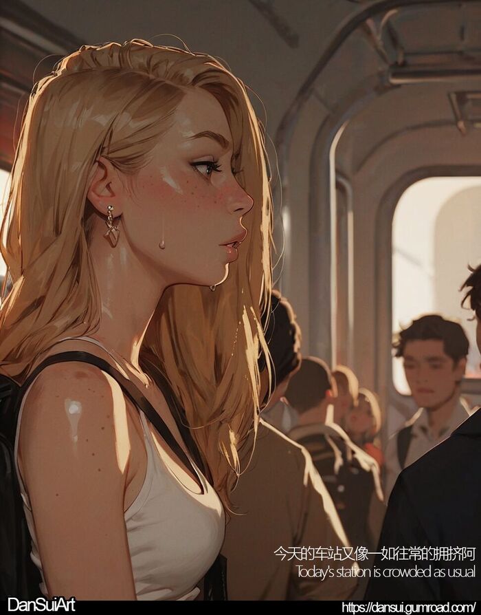 ★PATREON★ [Ashley Newhouse] DanSuiArt Pack - Summer Train AI Generated 3th image