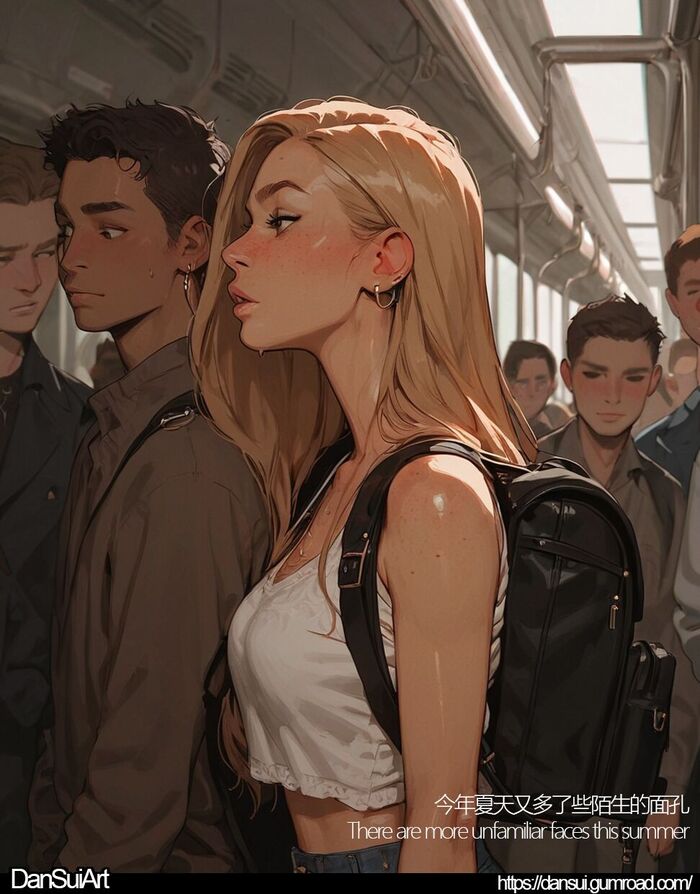 ★PATREON★ [Ashley Newhouse] DanSuiArt Pack - Summer Train AI Generated 5th image