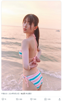 [Image] Nogizaka46 Renka Iwamoto lifts the ban on her first swimsuit wwwwwwwwwww sexy string bikini from the 1st photo book!!