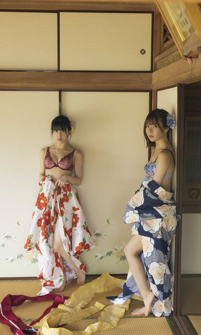 Weekly Photobook 2023-07-31 Yui Oku 奥ゆい And Anri Morishima 森嶋あんり - Together Forever 12th image