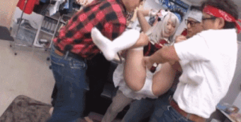 [vol.1] 50 erotic GIF images I collected rape by several people who are excited by a woman's helplessness 13th image