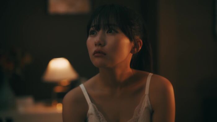 Former HKT48 Miku Tanaka shows off an erotic wet place with a drama 3rd year C group is having an affair 8th image