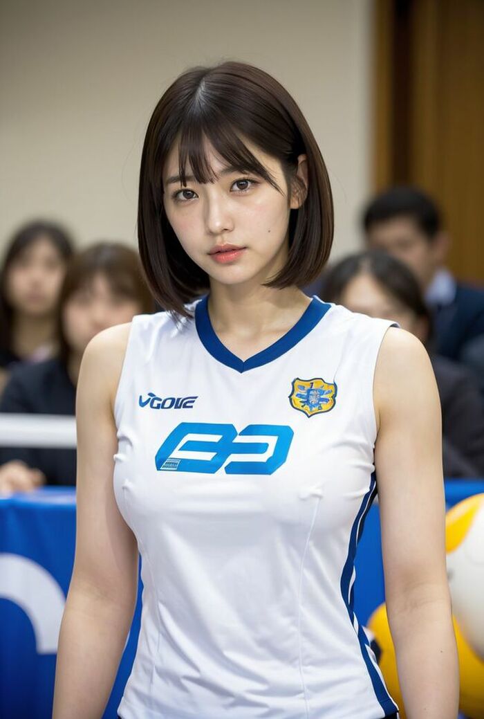 [22nd] 47 Athlete AI erotic images Bouncy boobs in the sports scene! Supple thighs! I tried to generate a lower butt that comes out 36th image