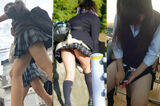 It's 429 voyeur videos and images of JK! - The leaked girl's hidden camera pants and naughty thigh ♡ underwear are erotic and come off! [📹 Yes]