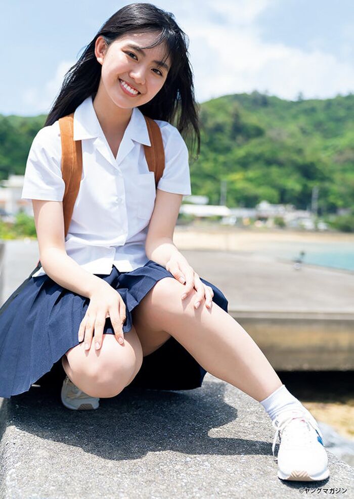 [Swimsuit image] Miss Magazine beautiful girl (22), who grows rapidly into an adult woman wwwwwww Luna Toyoda, beautiful body open with the latest Yanmaga gravure!! 38th image