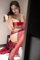 Yanni 酒紅色情趣套裝 (86P)