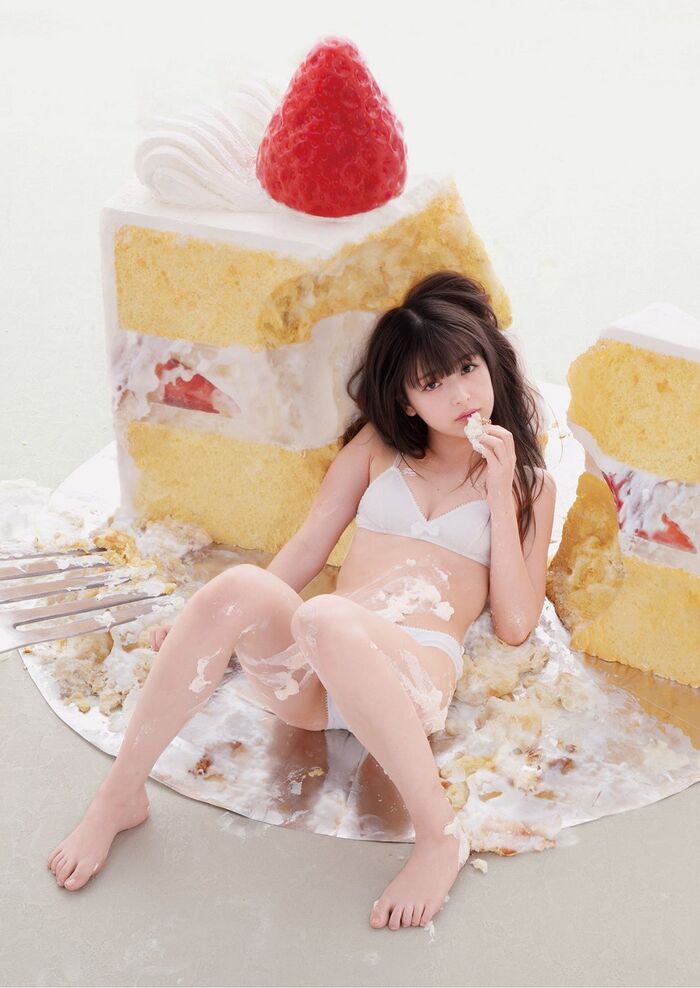 [Underwear image] Hazuki Kimura, a former child actor who has been very successful in training, shows off 'chest fuss lingerie' wwwwwwwwww challenges adult sexy gravure!! 12th image