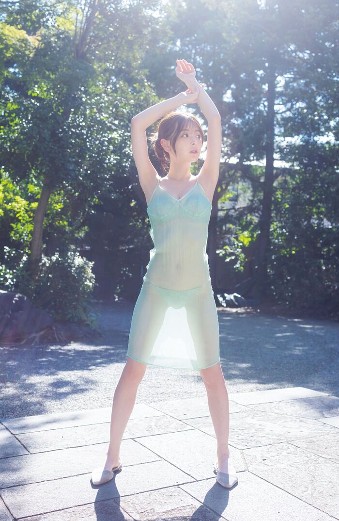 [Underwear image] Hazuki Kimura, a former child actor who has been very successful in training, shows off 'chest fuss lingerie' wwwwwwwwww challenges adult sexy gravure!! 23th image