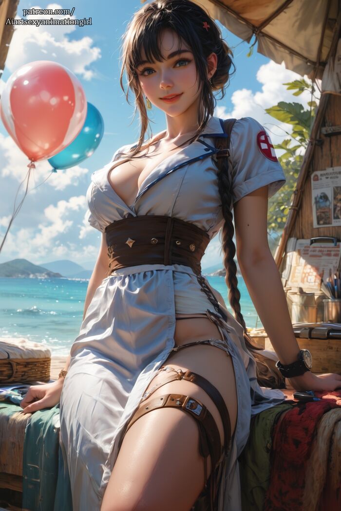 [Patreon] [AiASAG] Pretty nurse in clinic AI Generated 29th image