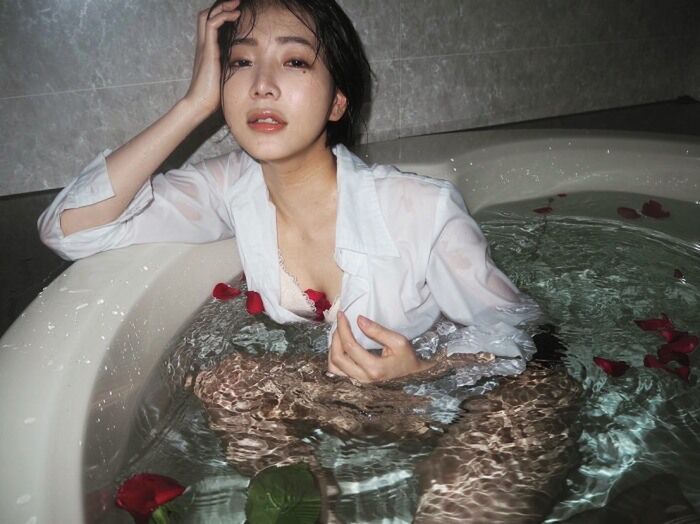 Cina Tatsumi 100 erotic images including lingerie grabia with amazing sex appeal! 83th image