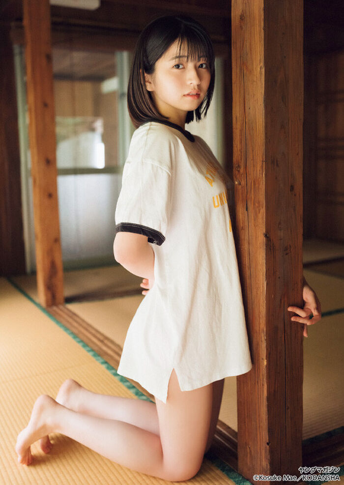 [Image] 18-year-old loli busty idol, boobs become ridiculous wwwwww fans are shocked by Honoka Sasaki's hami breast gravure! 19th image