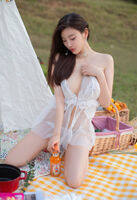 Yang Chen Chen Chen Outdoor Book 篷風騷裸breast性感蕾絲情趣內衣高清posture白絲美腿絲襪 (22P)