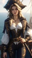 加勒比女海盜 AI Generated