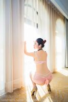 女神 绮里嘉 性感粉色旗袍搭配性感魅惑肉絲 婀娜動人身段極致妩媚 (67P)
