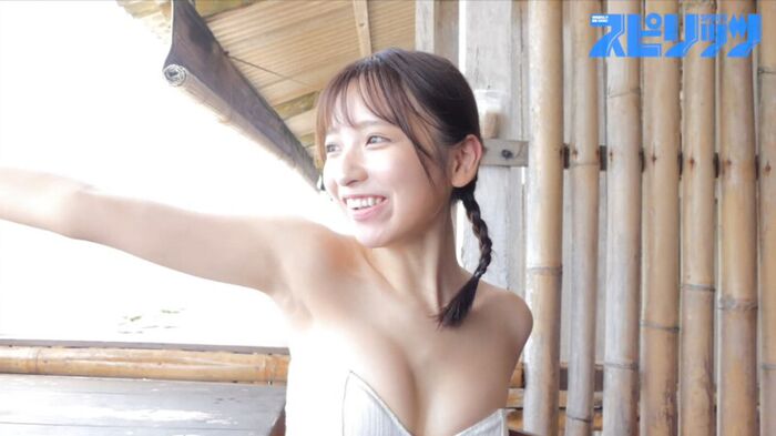 [Image] Runa Ichinose (17 years old), 1st swimsuit photo book is too cute wwwww Beautiful girl too big break gravure JK reappears on the cover of Spirits!! 20th image