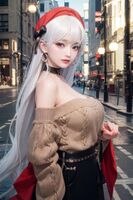 belfast AzurLane AI Generated