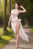 古風美女(一)站形.坐形 AI Generated