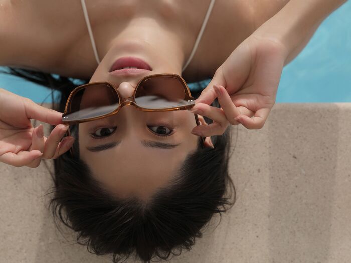 'Yuka Someya', who is also popular as an actress, has brittle hair and is a hot topic when the full nude photo book is bewitching and comes out! 『Get into me』 6th image