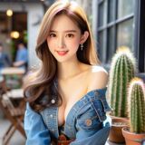 仙人掌西牛仔風格 AI Generated