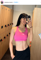 [Underwear image] A beautiful actress talks about her abs being too brisk, wwwwww Kanon Miyahara, muscular lingerie grabia is a big response!!