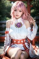 ★PATREON★ [AITVwiki 美人百科] - Genshin Yae Miko Cosplay Genshih AI Generated
