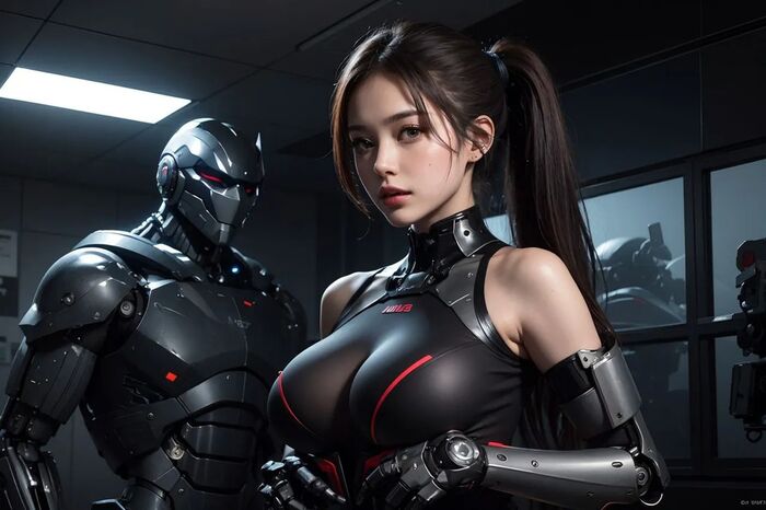 ★PATREON★ [AITVwiki 美人百科] - Mechanical Girl AI Generated 5th image