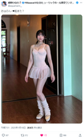 [Image] 148cm beautiful girl idol, naughty ballet appearance will go viral wwwwwwww Hina Himeno, a storm of praise for her full-body shot in a leotard!!