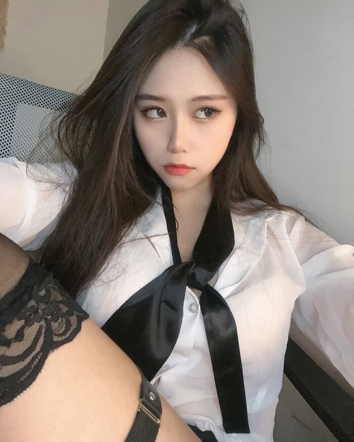 Colossal Breasts Mesh Red 'Qi' Body Material Thick Fire Chen Exhibition Present Invitation Curve (21P) 10th image