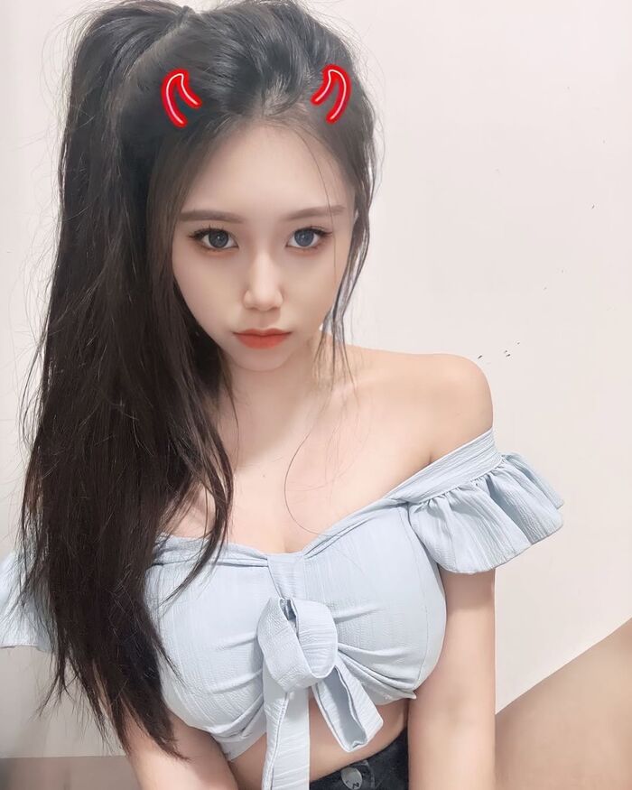 Colossal Breasts Mesh Red 'Qi' Body Material Thick Fire Chen Exhibition Present Invitation Curve (21P) 14th image