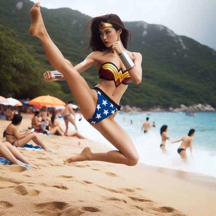 Divine Strength Woman Superhuman (Under Construction) AI Generated 4th image