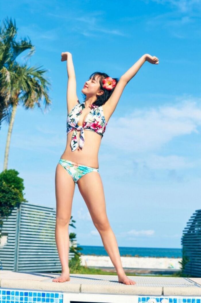 134 images of Mao Goto's G cup boobs! I collected a lot of swimsuit gravure and clothed huge breasts 10th image