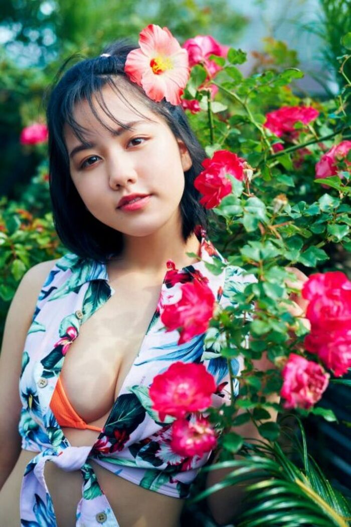 134 images of Mao Goto's G cup boobs! I collected a lot of swimsuit gravure and clothed huge breasts 9th image