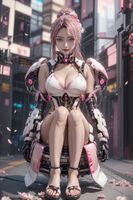 Cold Sheep Armor(2)Sitting Appearance AI Generated