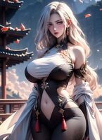 ShenHe (Shenhe-Genshin Impact) AI Generated