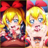 [Image] "Doki Doki Pretty Cure!" - Omase Regina is curious about the dick and is tight and slippery