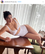 [Image] 18-year-old JK professional wrestler, swimsuit gravure is too nice body wwwwww Seirei Yamaoka, a storm of praise for her well-trained body and beautiful bust!!