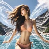 美美的花蝴butterfly AI Generated