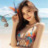 沙灘巧遇泳裝妹子.特輯16 AI Generated