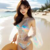 沙灘巧遇泳裝妹子.特輯22 AI Generated