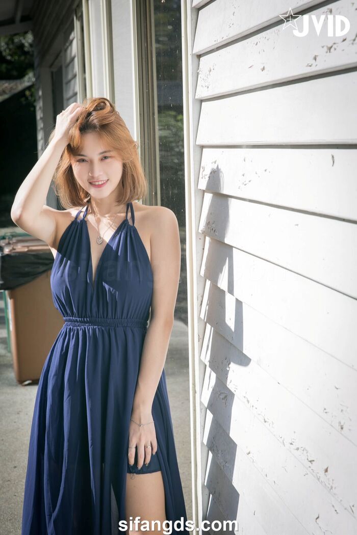 JVID Li Yan 黎妍 - 黎妍居然沒穿內衣 外拍禮服變成了滿點超shameexposure Part2 52th image