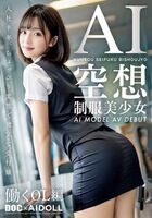 Fantasy Uniform Beautiful Girl Working OL Edition AI Model AV Debut