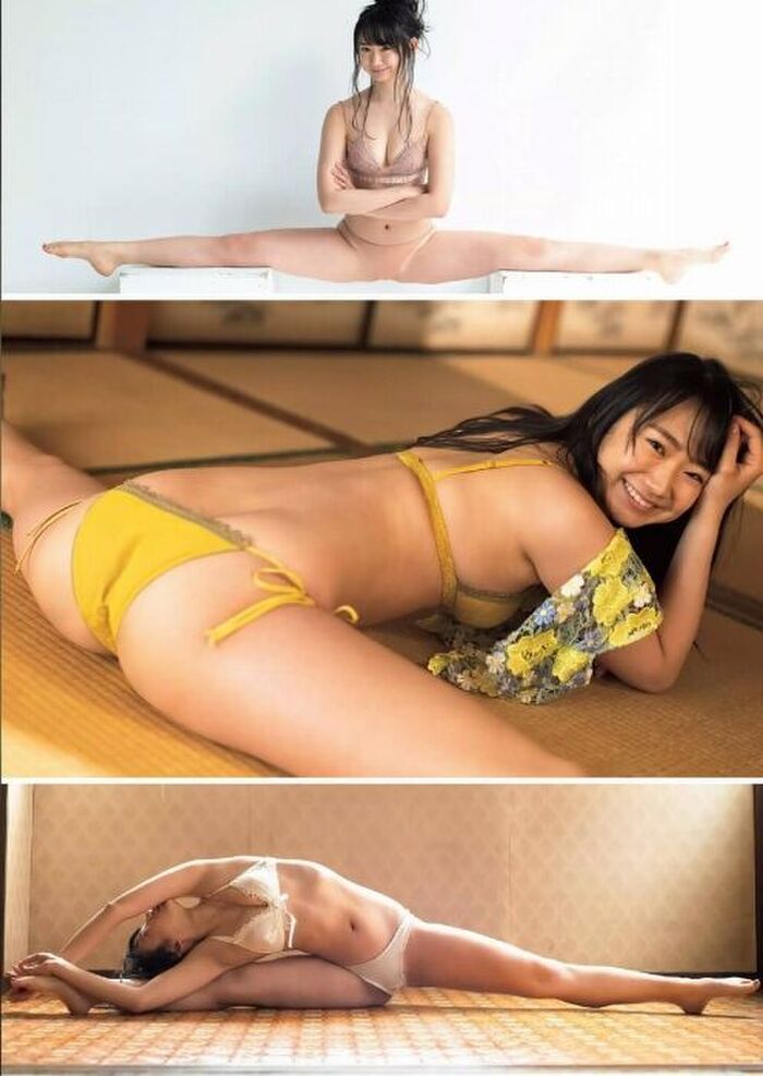 Upload the appearance of straddling bi ◯ to SNS. Nanako Aizawa, a soft-bodied beauty, fans scream 11th image