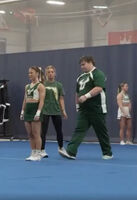 Deb: "Eh, cheerleader......